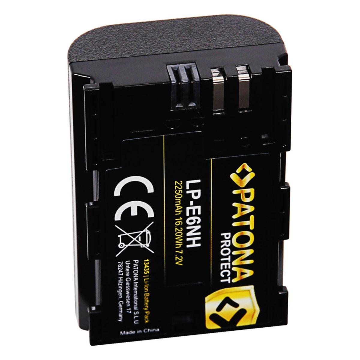 Patona protect battery lp-e6nh per canon eos r5 eos r6
