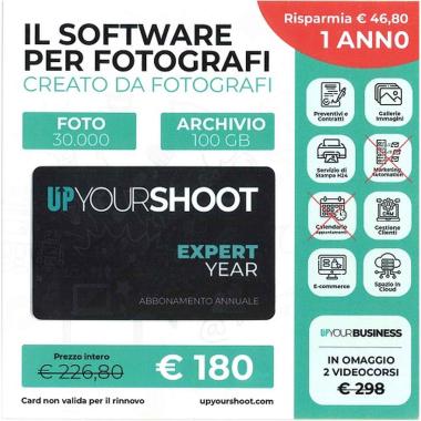 Up your shoot expert year 1 anno- software per fotografi