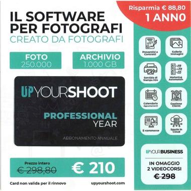 Up your shoot professional year 1 anno- software per fotografi