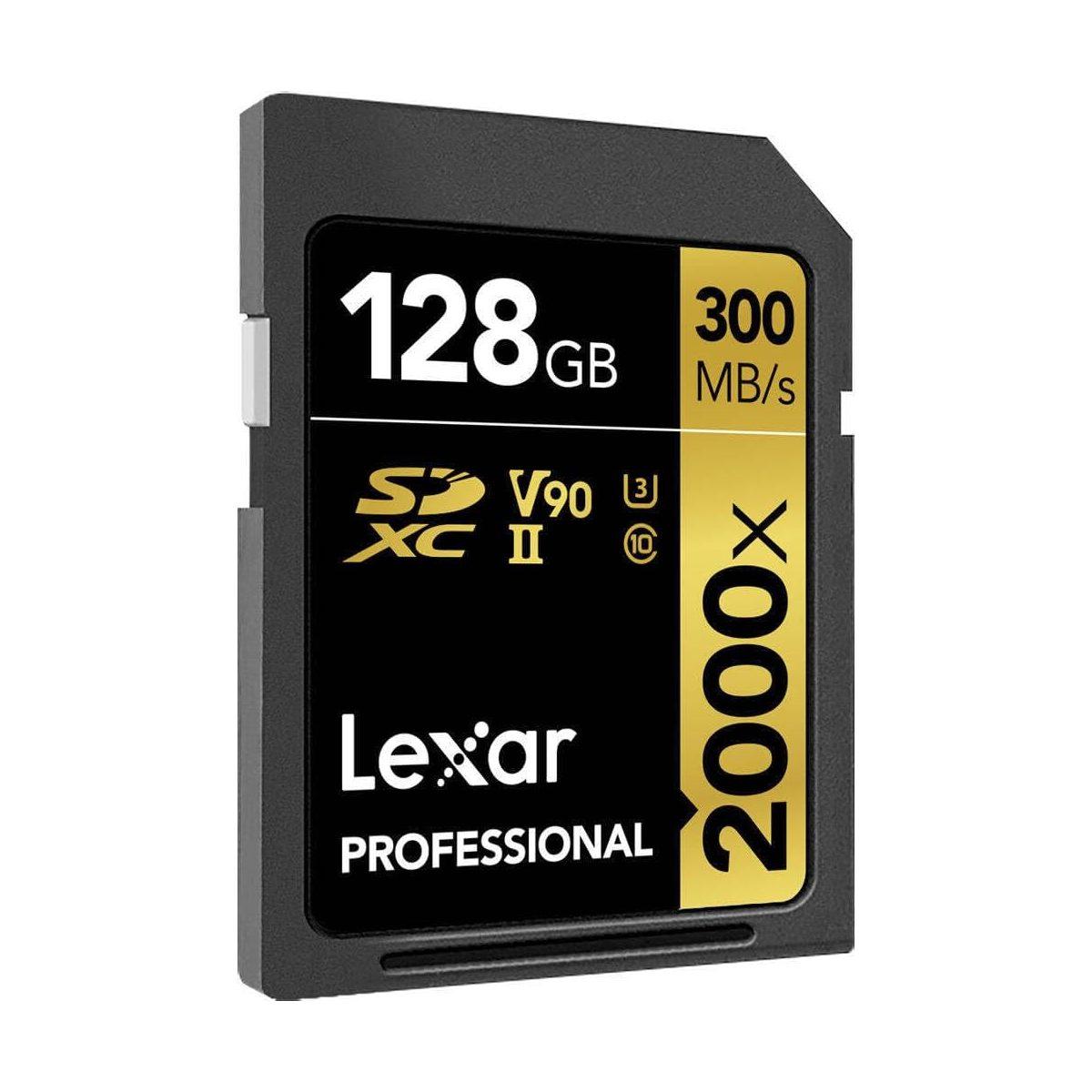 Card lexar sdxc 128gb pro 2000x sdhc uhs-ii