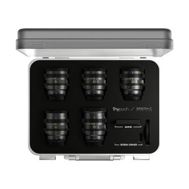 Simera-C THYPOCH Simera C 21.28.35.50.75 T1.5 FF Prime Cine Lens (Mmount) 5 OTTICHE CON VALIGIA