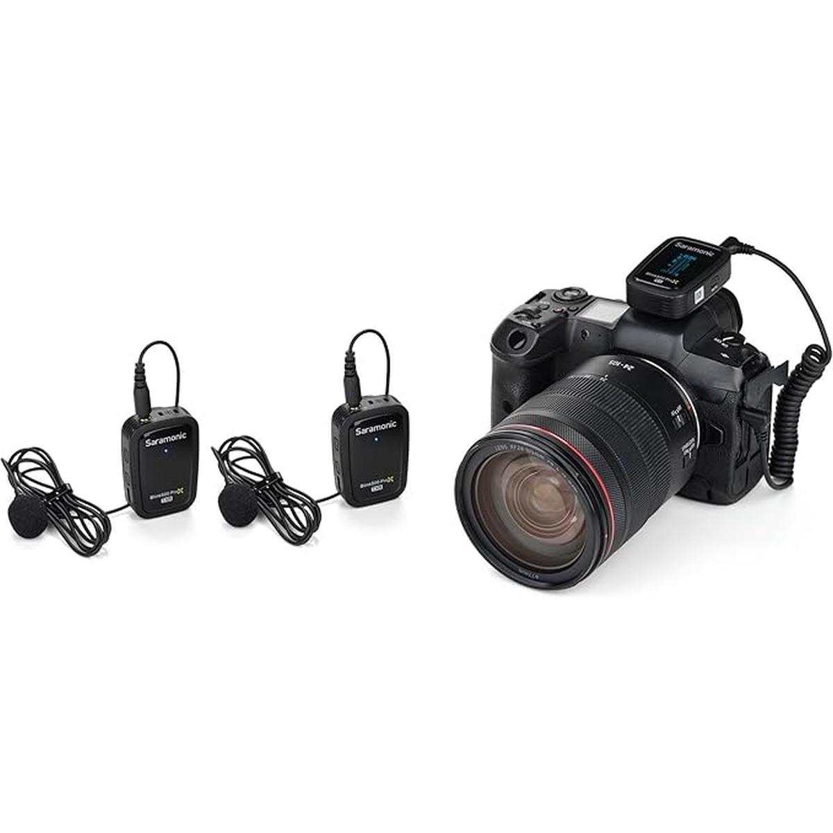 Microfono saramonic blink 500 prox b2r- 2 pezzi di txr + 1 di rx