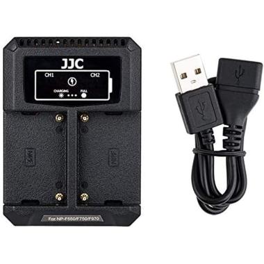 Caricabatteria Jjc Doppio Per Canon LP-E6