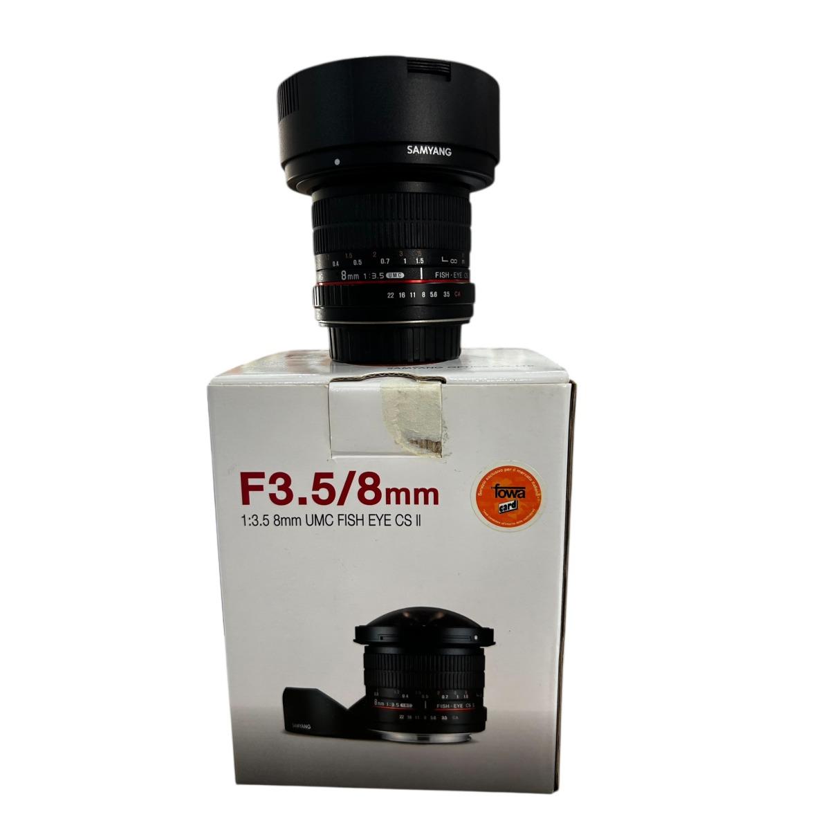 USATO SAMYANG 8mm f3,5 UMCFISH EYE CS II PER CANON CONTOVENDITA