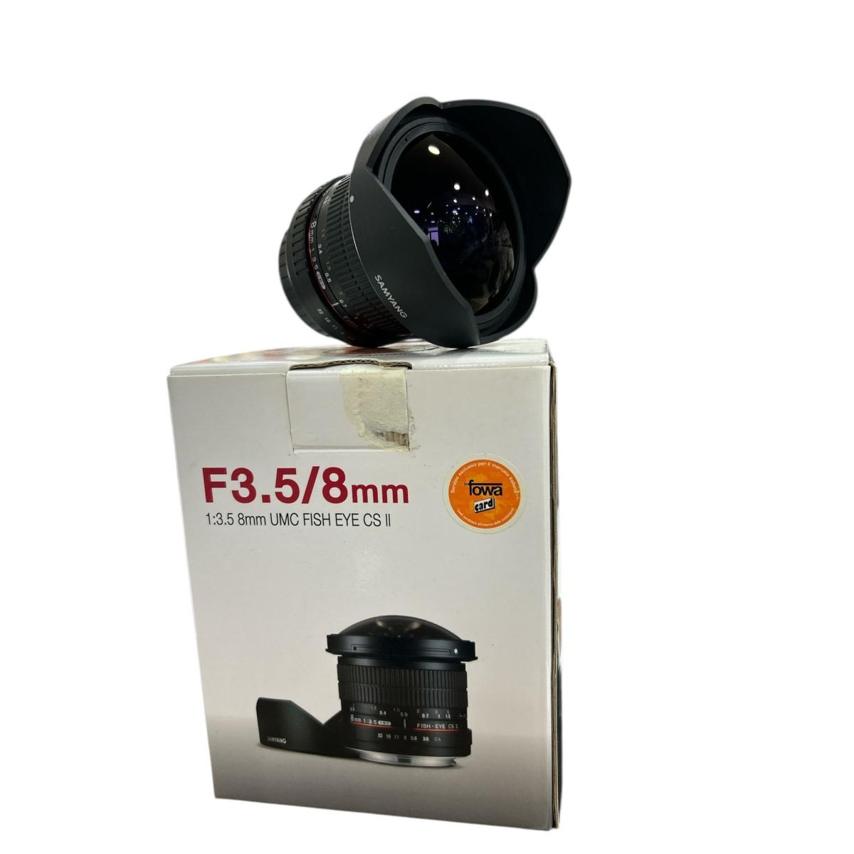 USATO SAMYANG 8mm f3,5 UMCFISH EYE CS II PER CANON CONTOVENDITA