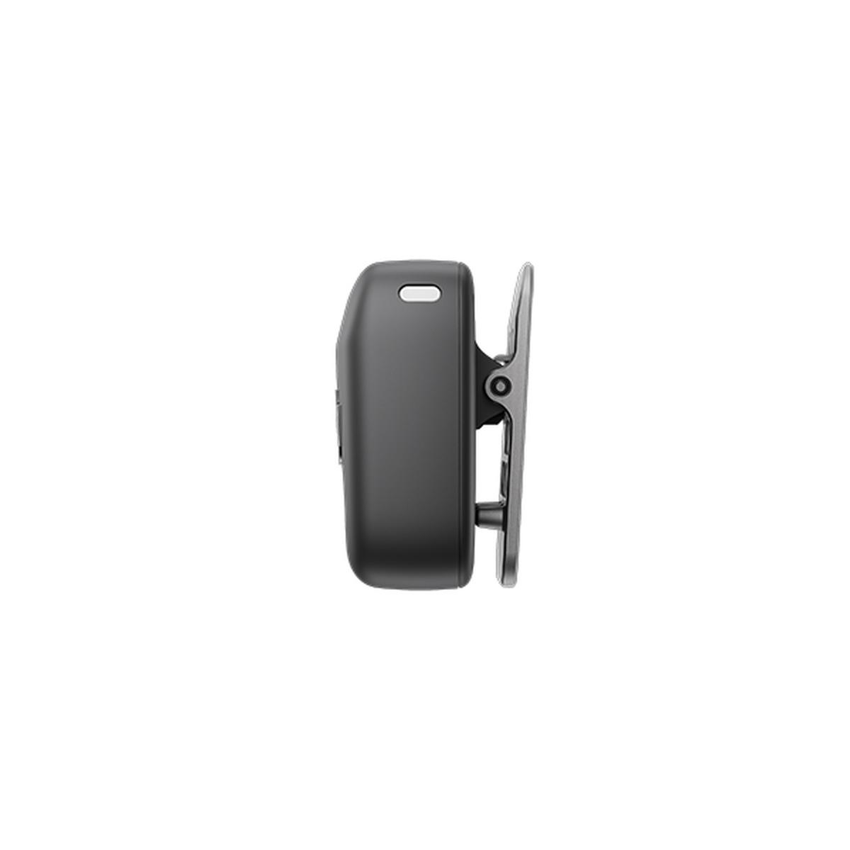 DJI Mic Mini Transmitter (Infinity Black)- Microfono Wireless Compatto DJI Garanzia Nital 2 Anni