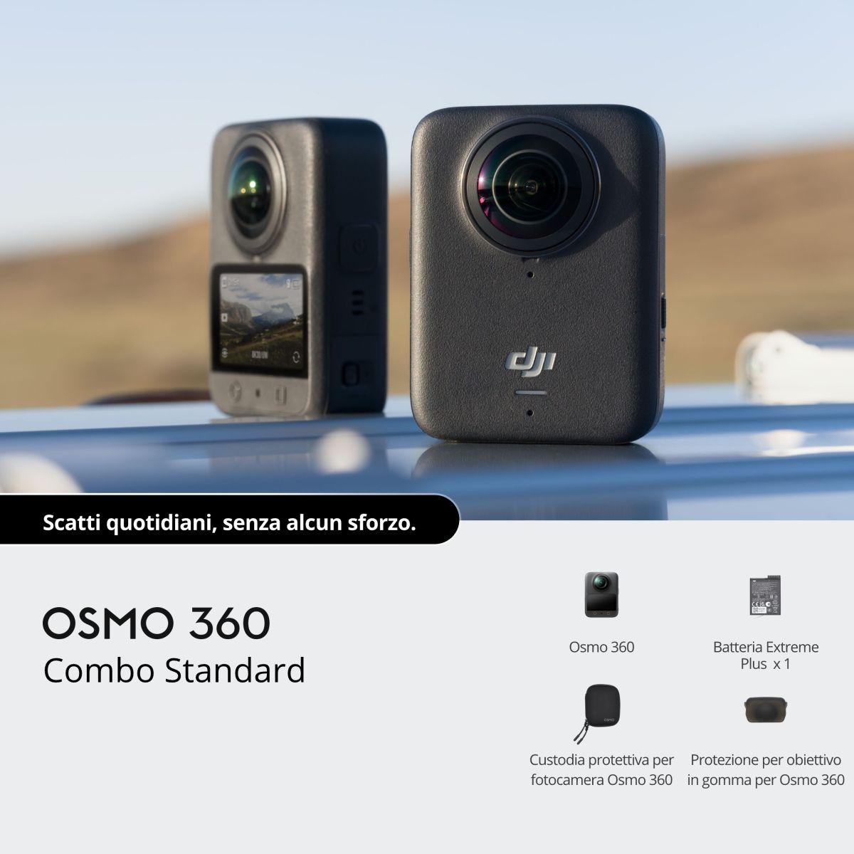 DJI Osmo 360 Standard Combo-Garanzia Nital 2 Anni