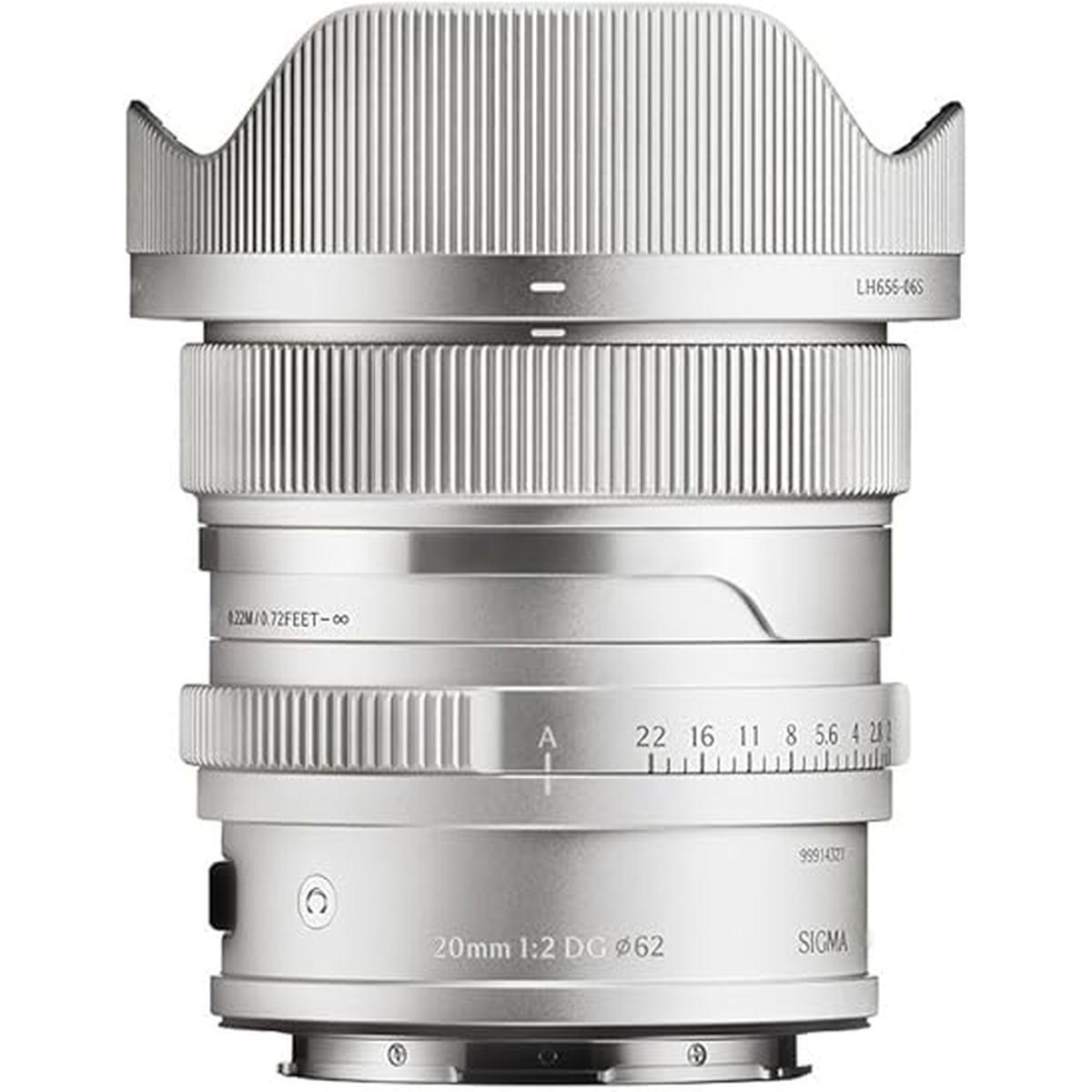 SIGMA Obiettivo 20mm F/2-AF (C) DG DN SILVER L-MOUNT-