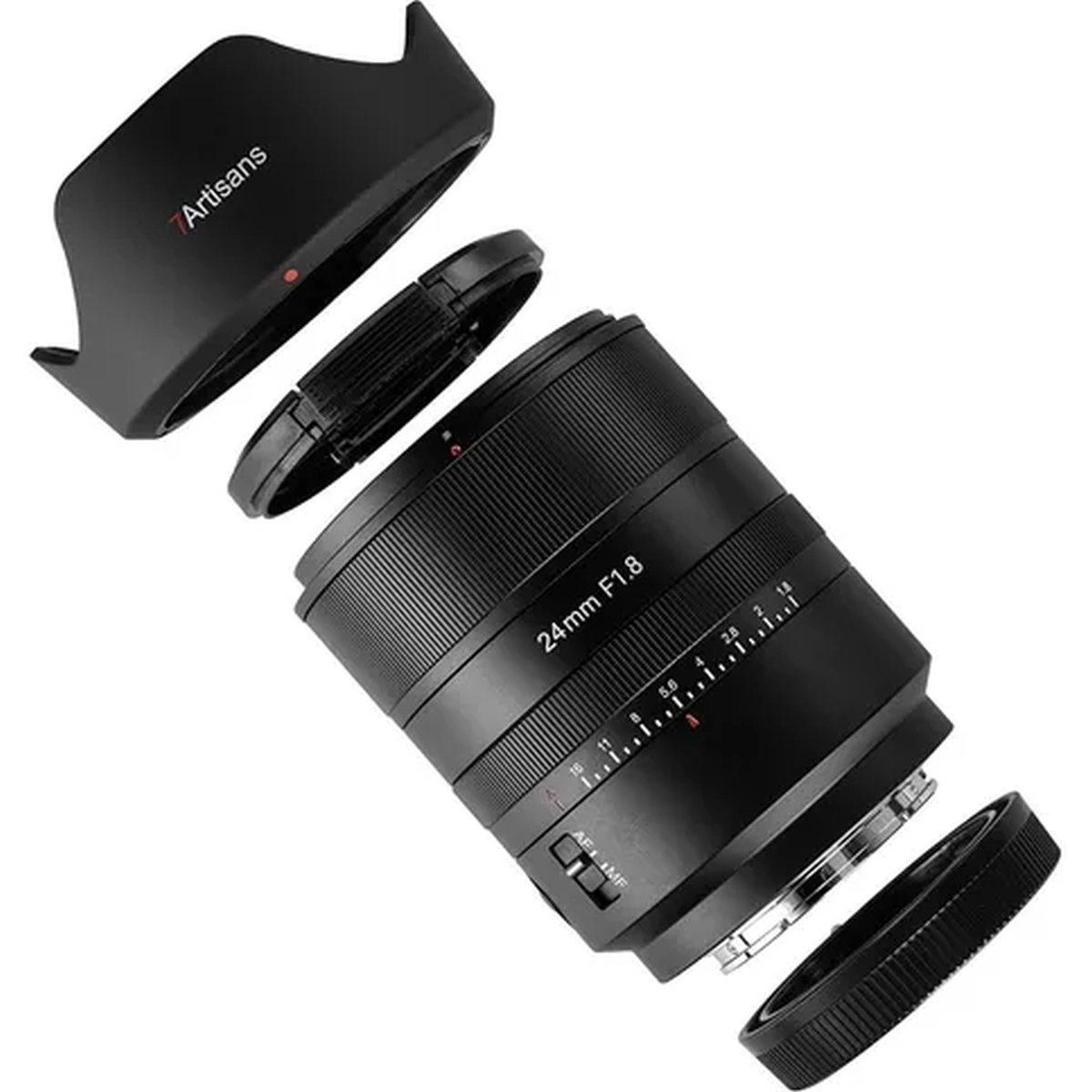7artisans 24 mm f/1.8 autofocus x sony e