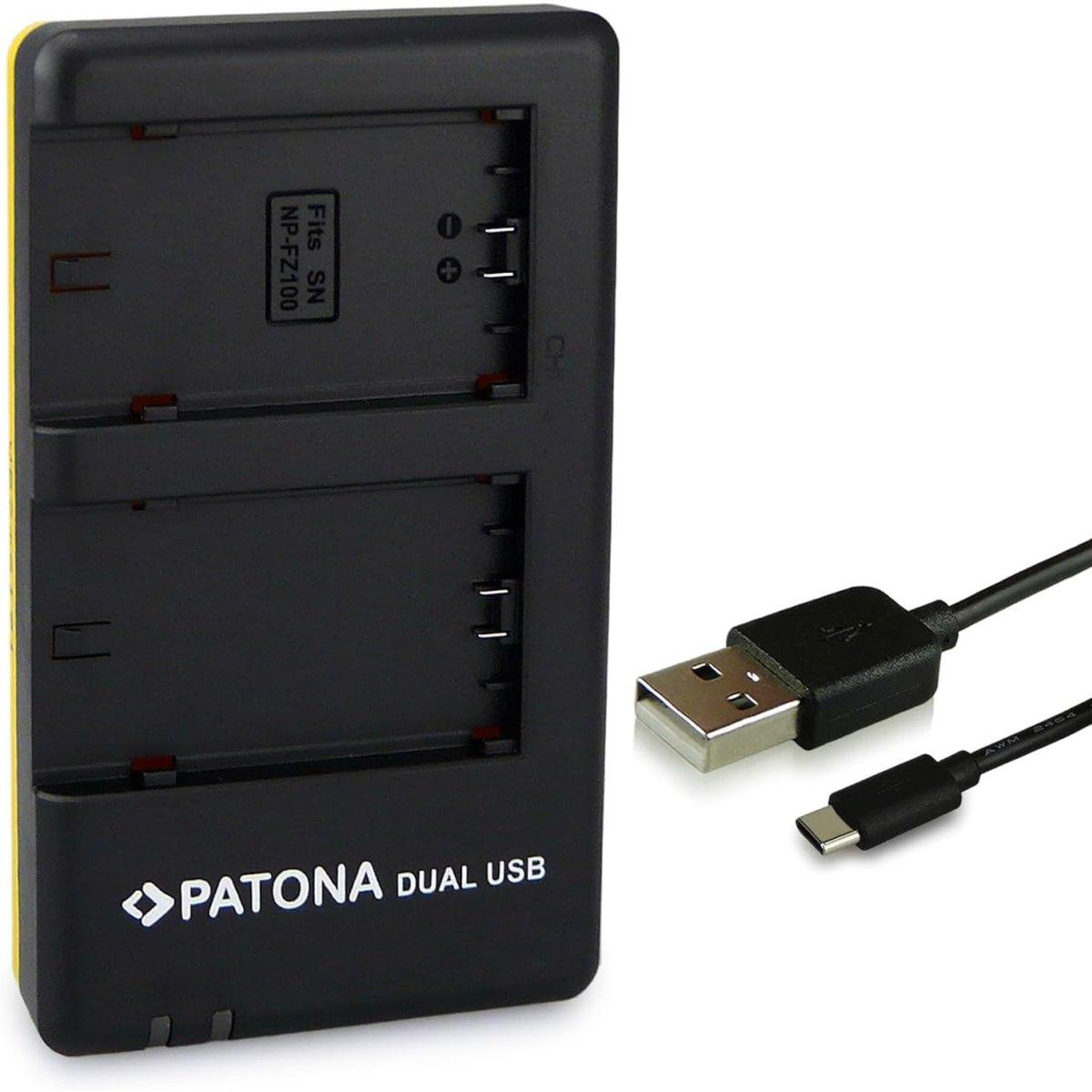 CARICABATTERIA PATONA DUAL SONY NP-FZ100 art.1927