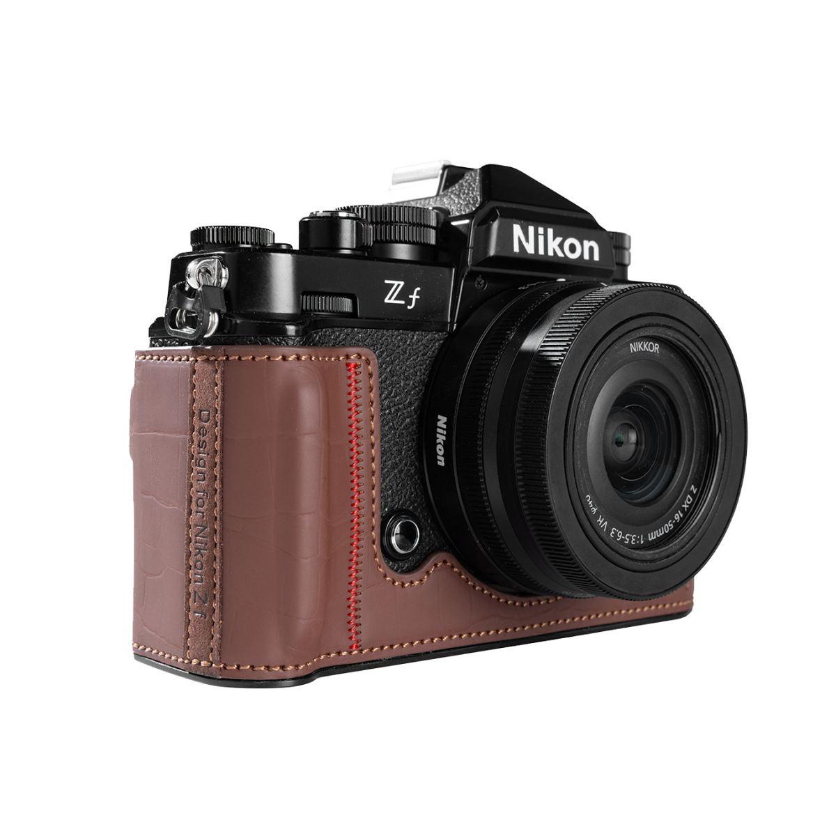 SmallRig Case Custodia in pelle marrone per Nikon ZF- 5096