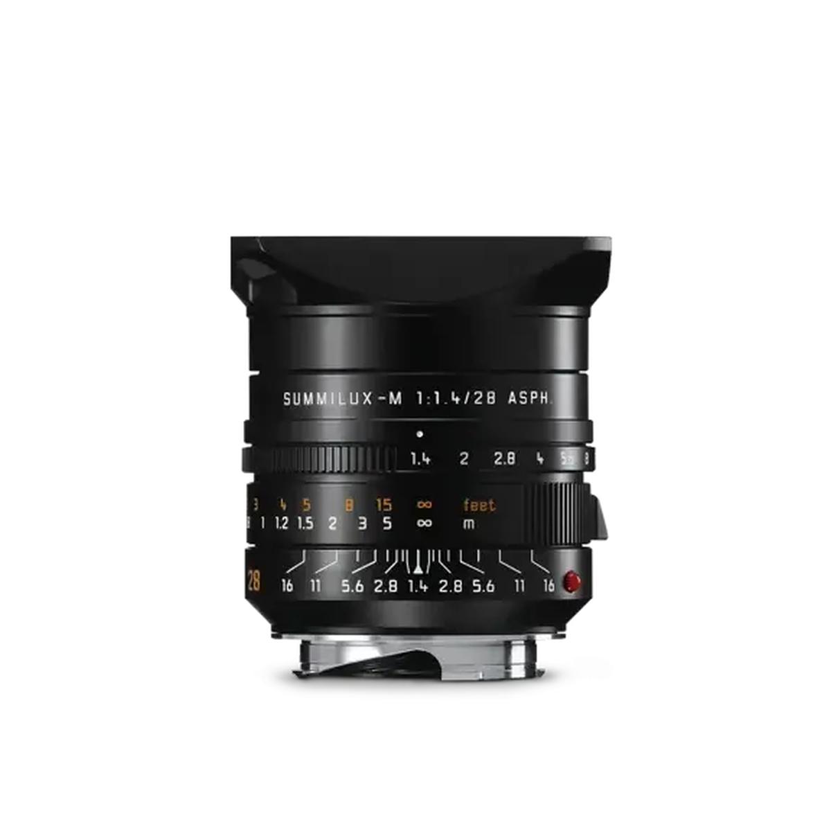 LEICA SUMMILUX-M 28 f/1.4 ASPH., black anodized finish