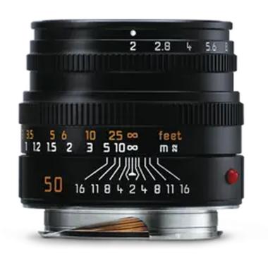 LEICA SUMMICRON-M 50 f/2, black anodized finish