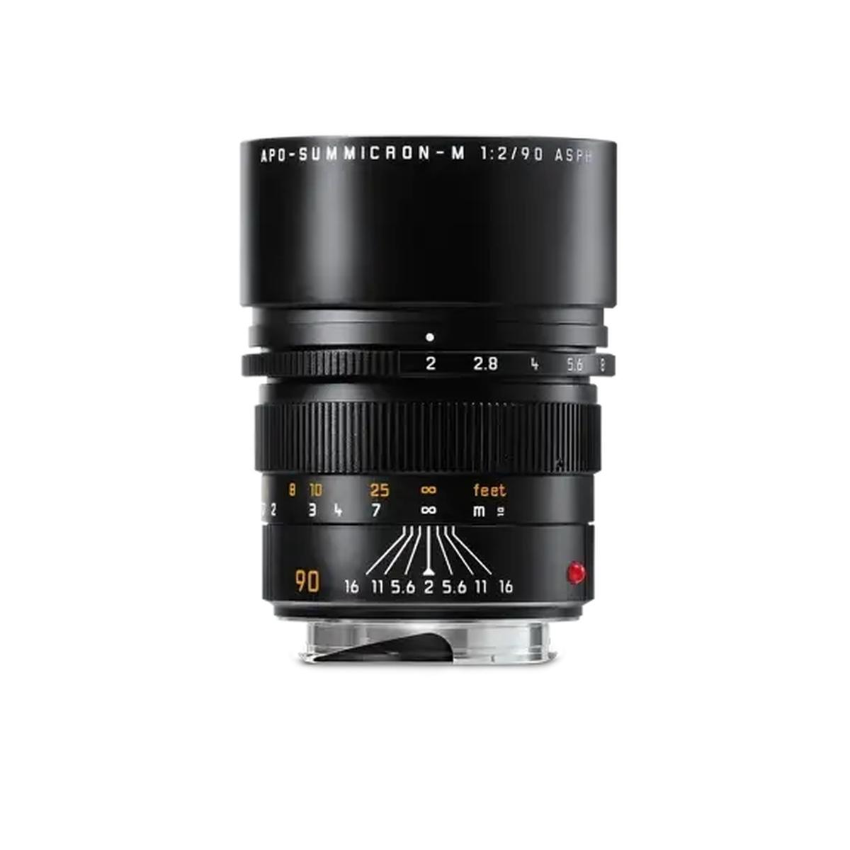 LEICA  APO-SUMMICRON-M 90 f/2 ASPH., black anodized finish