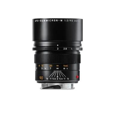 LEICA  APO-SUMMICRON-M 90 f/2 ASPH., black anodized finish