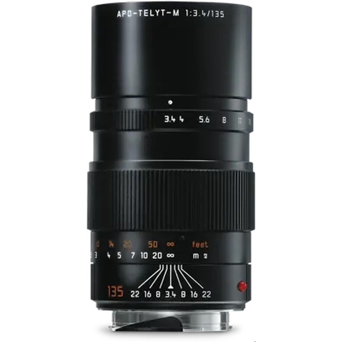 LEICA  APO-TELYT-M 135 f/3.4, black anodized finish