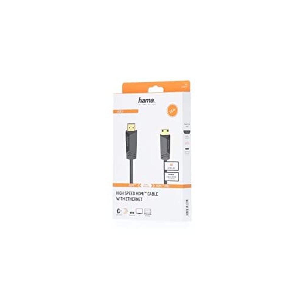 Cavo hama hdmi/ mini hdmi 4k 1,5mt art.205015