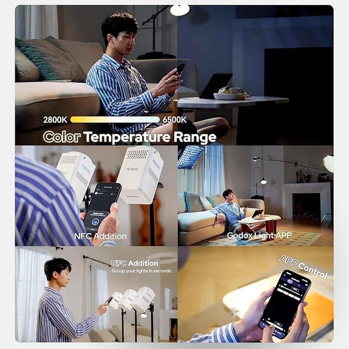 Illuminatore Godox ML80BI LED Video Light