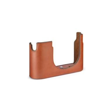 Leica Halfcase Q3, leather, cognac