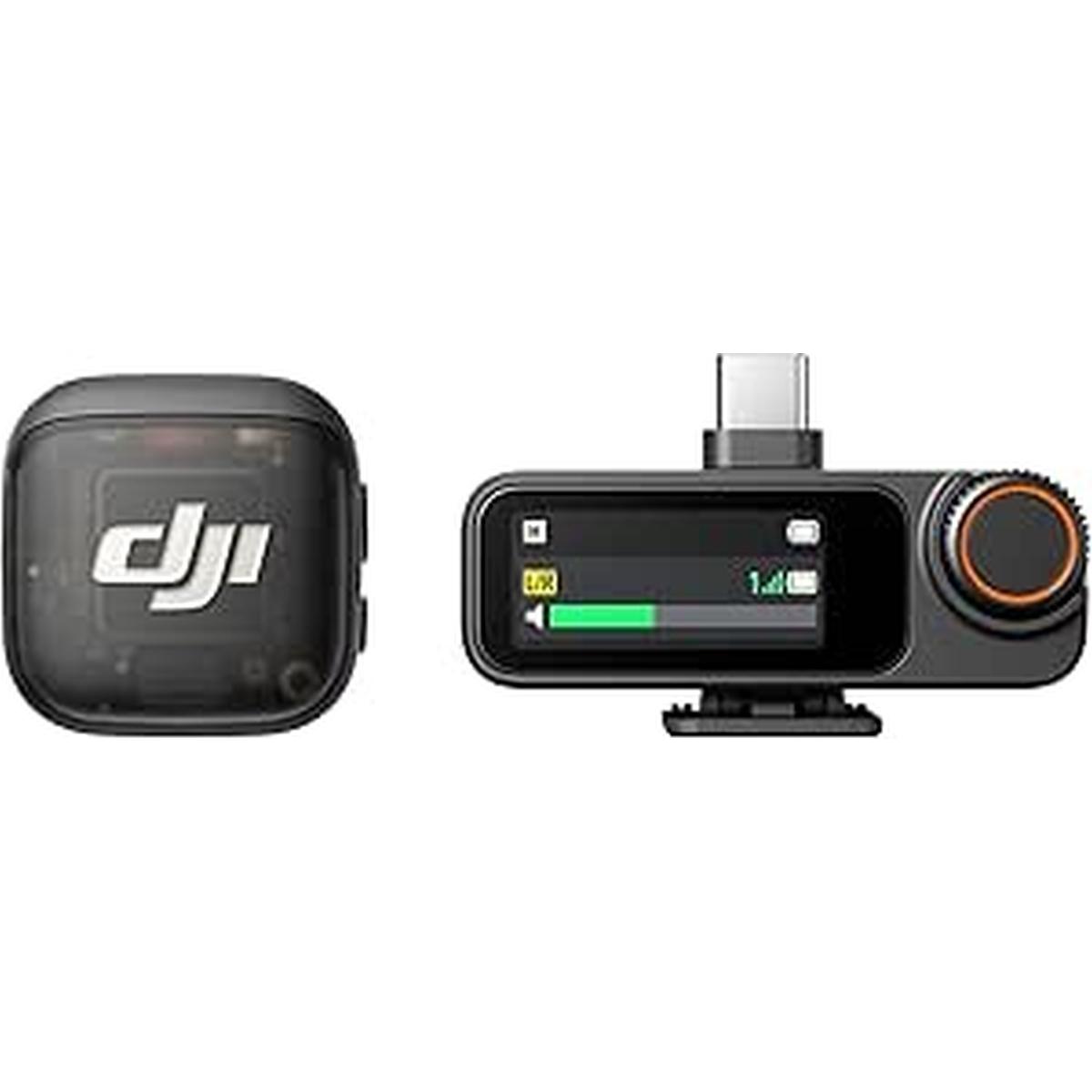 DJI Mic 3 (1 TX + 1 RX + Charging Case) - Microfono Wireless Compatto DJI Garanzia Nital 2 Anni