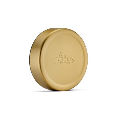 Leica Lens cap Q, E49, brass, blasted finish