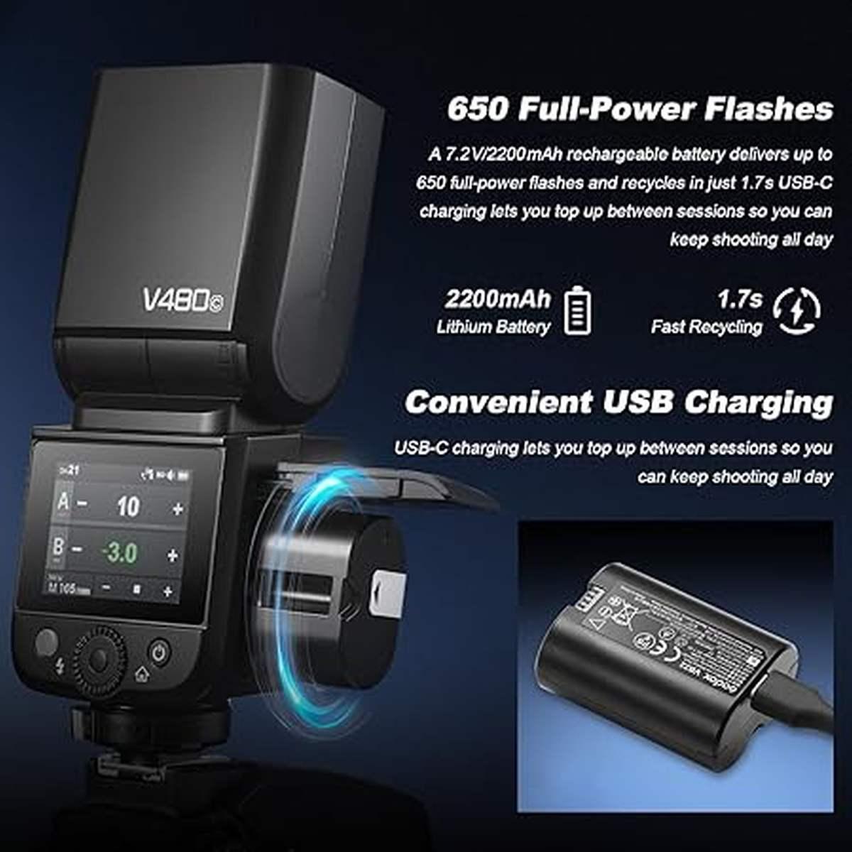 Flash godox v480 per canon