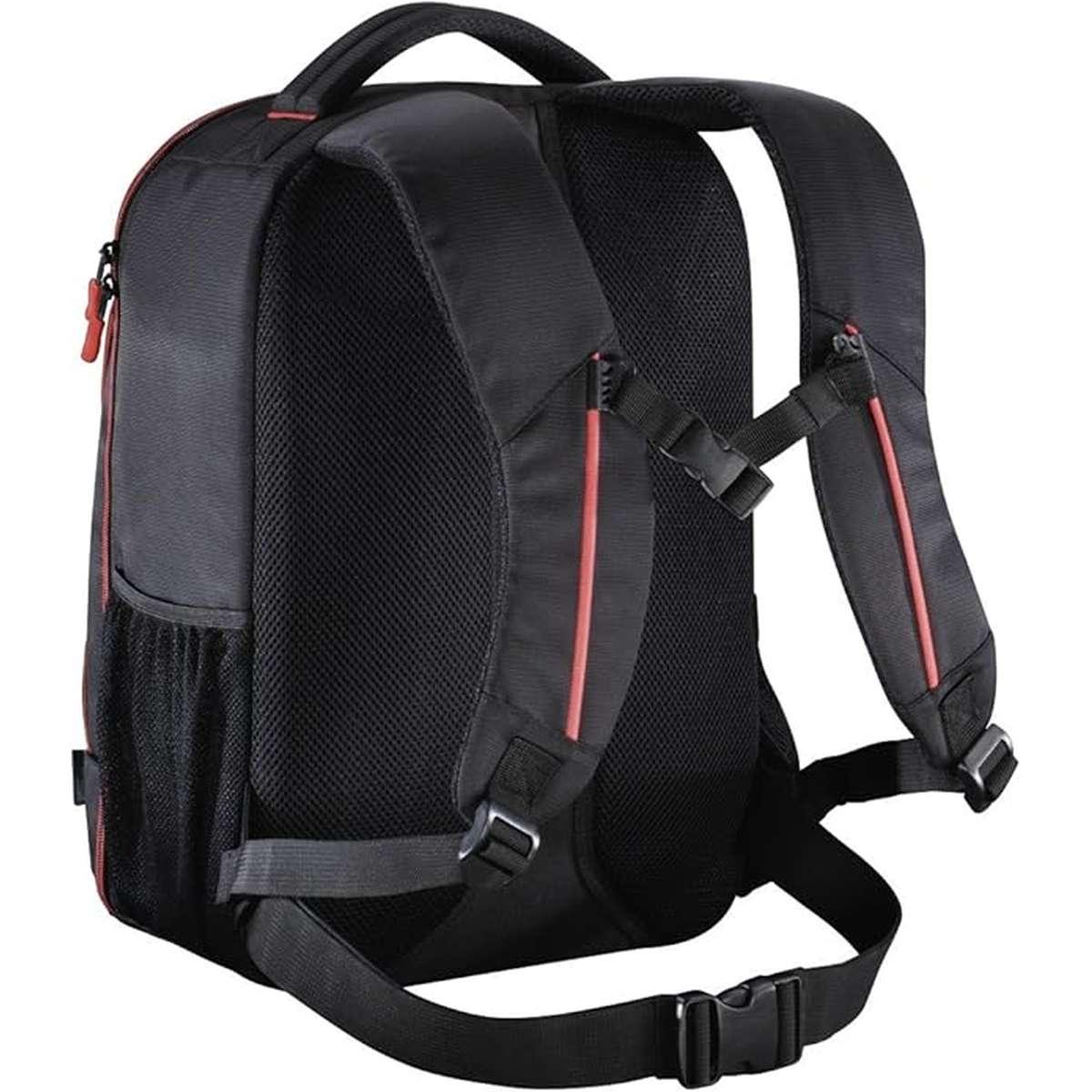 Zaino hama miami 190 nero/rosso art.139855