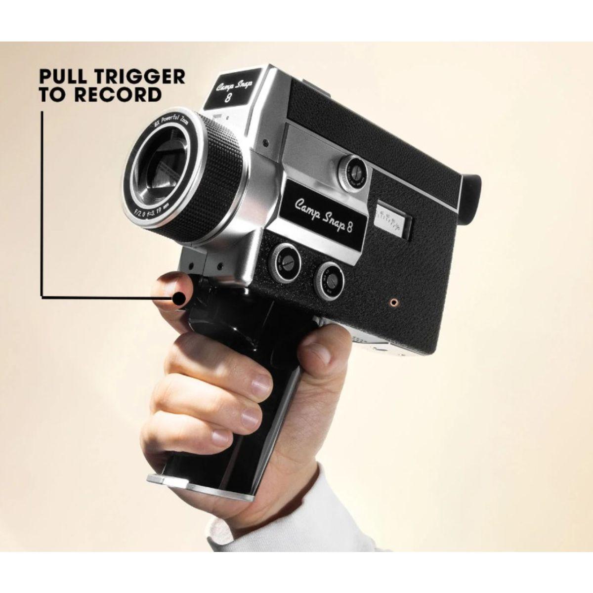 Camp Snap 8 Digital Super-8 Video Camera - Garanzia Italia