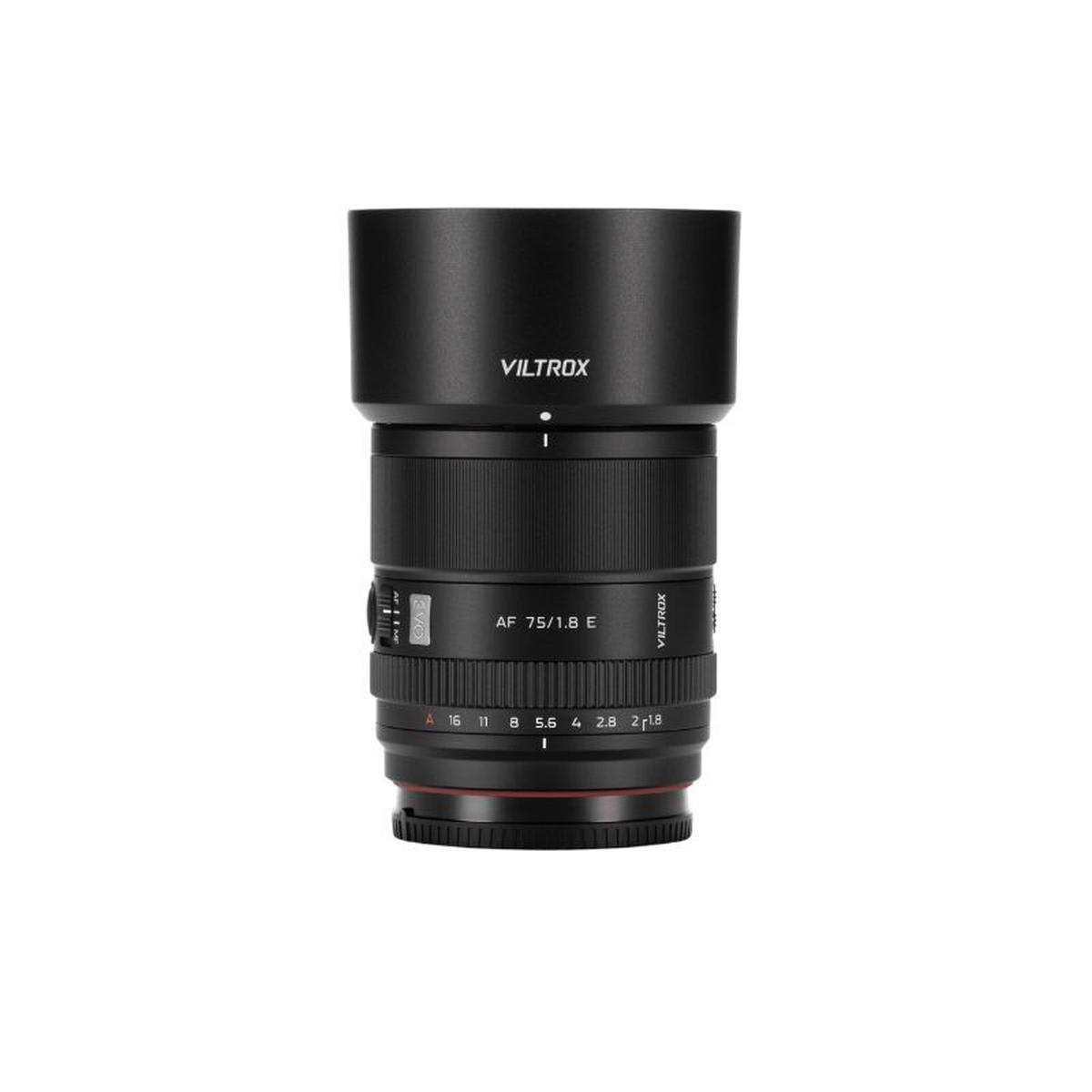 Viltrox obiettivo af 75/1.8 e aps-c evo sony e-mount