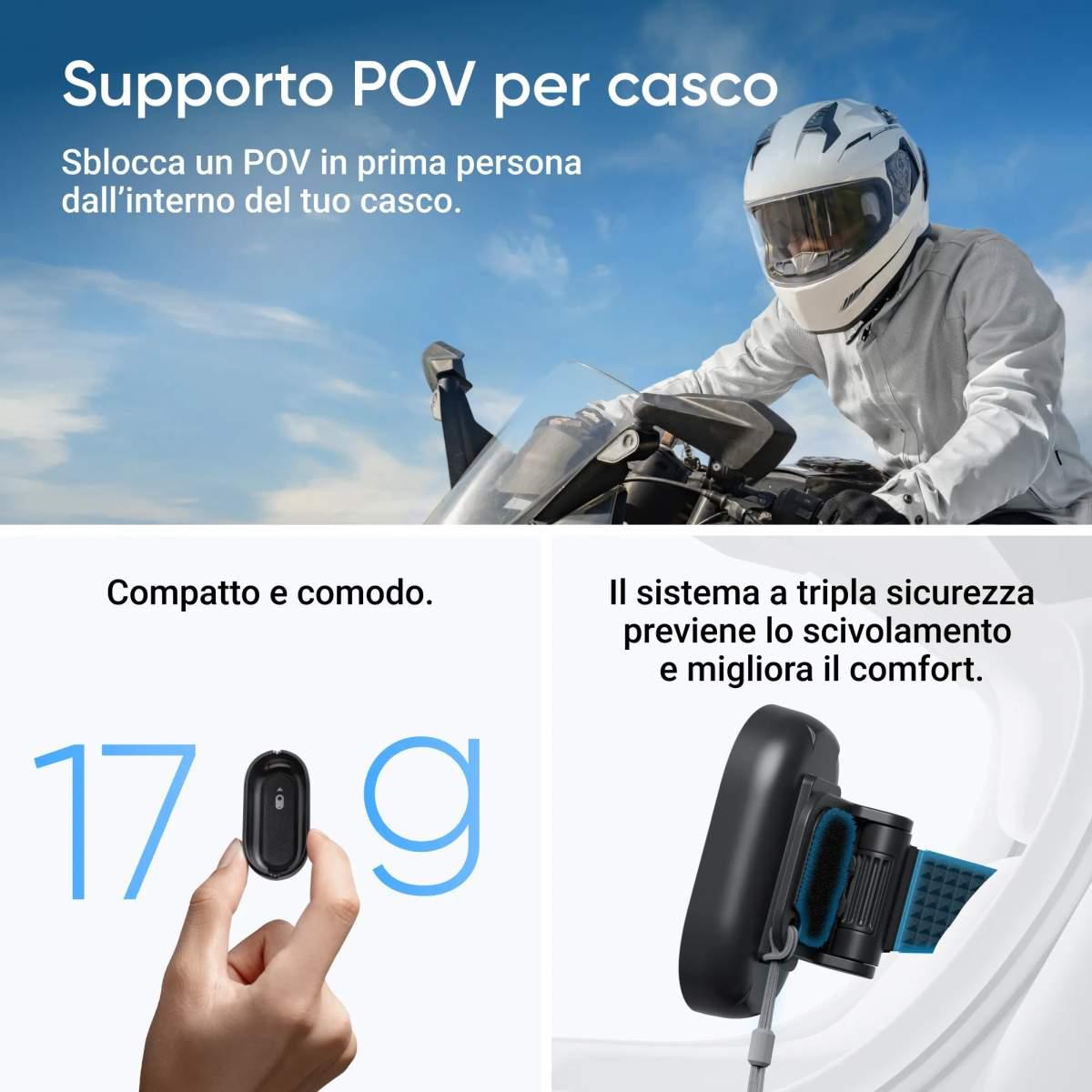 Insta360 Go3S In-helmet pov bundle - Action Camera
