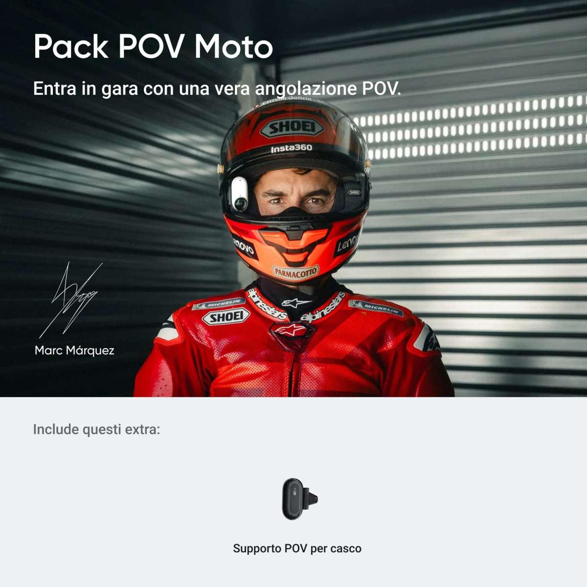 Insta360 Go3S In-helmet pov bundle - Action Camera