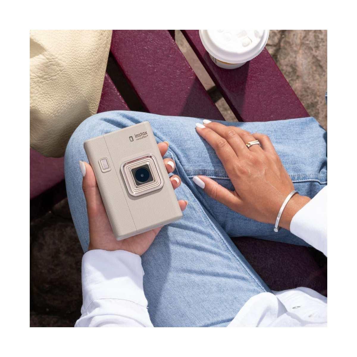 Fujifilm Instax Mini LiPlay Plus Beige Fotocamera Istantanea - Garanzia Fujifilm Italia 2 anni