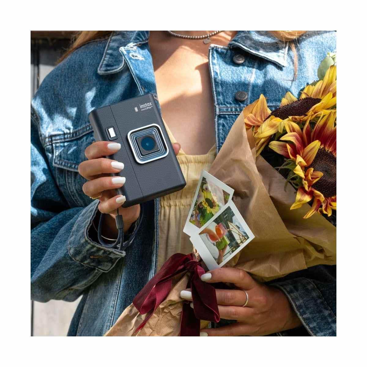 Fujifilm Instax Mini LiPlay Plus Midnight Blue Fotocamera Istantanea - Garanzia Fujifilm Italia 2 anni